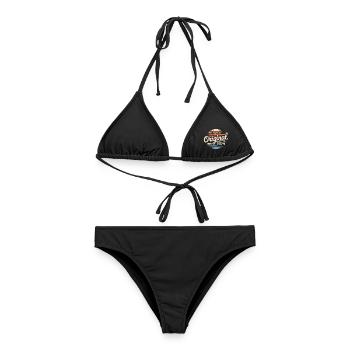 Légendaire depuis mars 1974 - Bikini femme - noir - Devant - AI Model Female 172 light (172cm)
