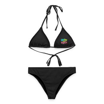 Hallo Kindergarten Einschulung - Frauen Bikini - Schwarz - Vorne - AI Model Female 172 light (172cm)