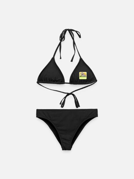 NAMENSGESCHENKE HAUSBAU - Frauen Bikini - Schwarz