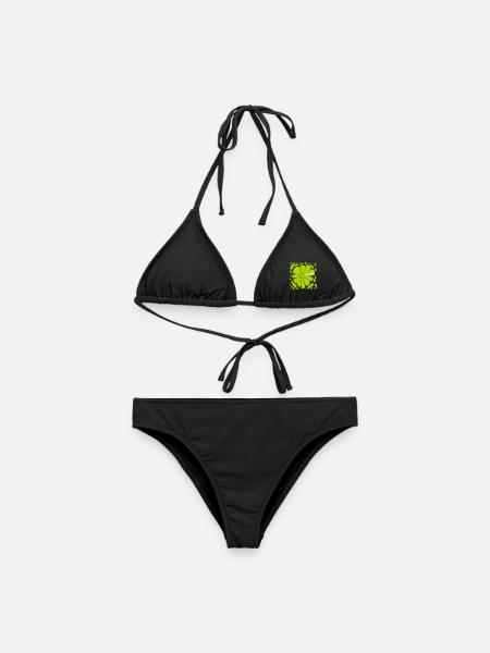 Blumen Demokratie - Frauen Bikini - Schwarz