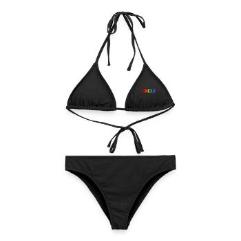 Lgbt. Unique - Bikini femme - noir - Devant - AI Model Female 172 light (172cm)