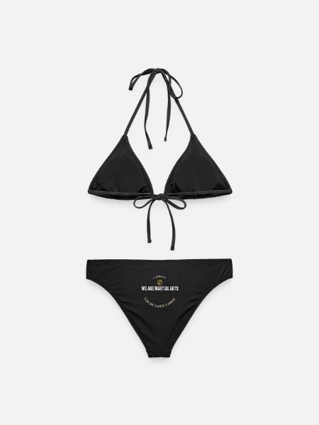 We Are Martial Arts Family - Women's Bikini - black