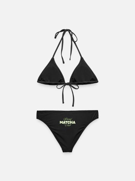 Starker Matcha Club - Frauen Bikini - Schwarz