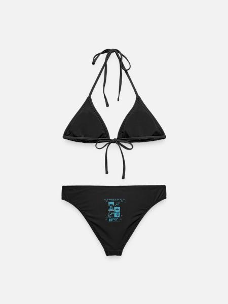 Kyoto Blütenzeit Zeitlose Blüte - Frauen Bikini - Schwarz