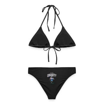 Astronautes en apesanteur terrestre Espace - Bikini femme - noir - Dos - AI Model Female 172 light (172cm)