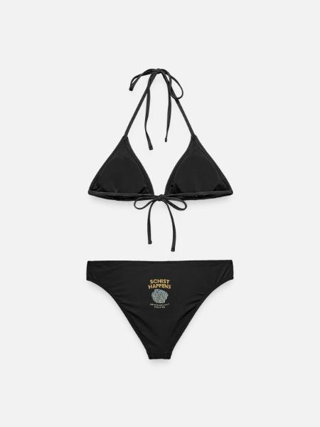 Geologie Steine Geologen Spruch Wortspiel - Frauen Bikini - Schwarz