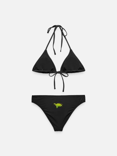 o Thurgau du Heimat | Ostschweiz - Frauen Bikini - Schwarz