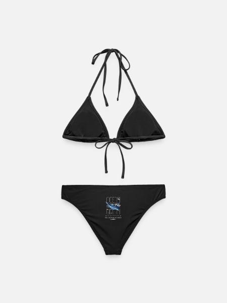Ocean Manta Kostbarer Schatz - Frauen Bikini - Schwarz