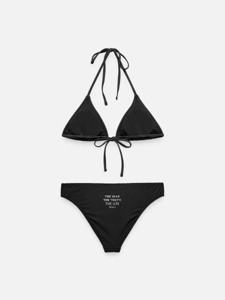 Jesus is the Way - Frauen Bikini - Schwarz