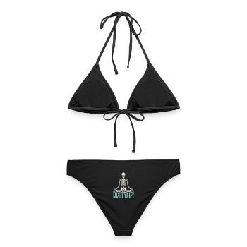 Dont Trip Skeleton Gaming Leonida  - Frauen Bikini - Schwarz - Hinten - AI Model Female 172 light (172cm)