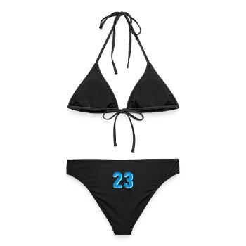 dreiundzwanzig - Bikini femme - noir - Dos - AI Model Female 172 light (172cm)