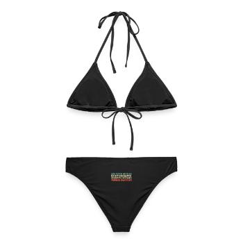 Dear Person Behind Me Liebe Person Hinter Mir - Frauen Bikini - Schwarz - Hinten - AI Model Female 172 light (172cm)