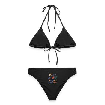 Spritzer Summer - Women's Bikini - black - Back - AI Model Female 172 light (172cm)