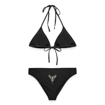 Still Rising Phoenix Compass  - Frauen Bikini - Schwarz - Hinten - AI Model Female 172 light (172cm)