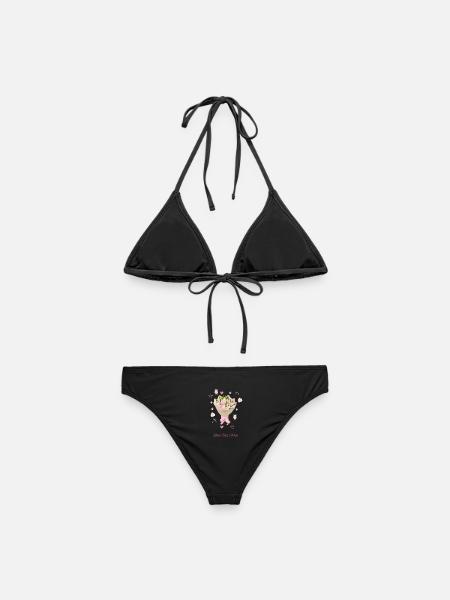Bouquet - Frauen Bikini - Schwarz