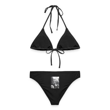 Odyssey in the Clouds - Frauen Bikini - Schwarz - Hinten - AI Model Female 172 light (172cm)