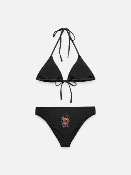 ⚫ Trick or Treat - I came for the Candy - Blond - Frauen Bikini - Schwarz