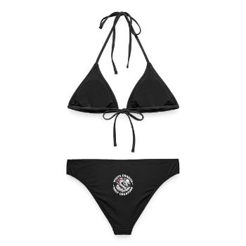 White Dragon: Holy Creature - Women's Bikini - black - Back - AI Model Female 172 light (172cm)