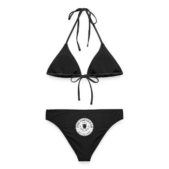 Lecker Schnäpschen Club Kneipe Saufen JGA Schnaps - Frauen Bikini - Schwarz - Hinten - AI Model Female 172 light (172cm)