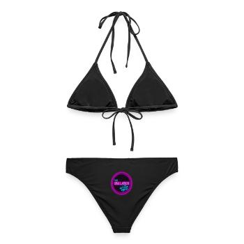The simulation isn‘t fun anymore. - Frauen Bikini - Schwarz - Hinten - AI Model Female 172 light (172cm)