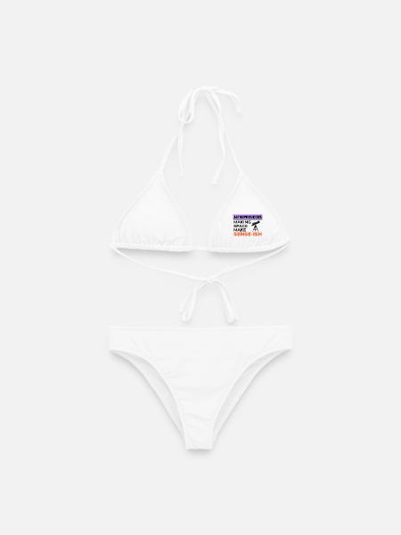 Astrophysikerinnen und Astrophysiker machen den Weltraum sinnvoll - Frauen Bikini - Weiß