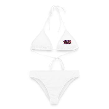 Toulouse - Frauen Bikini - Weiß - Vorne - AI Model Female 172 dark (172cm)