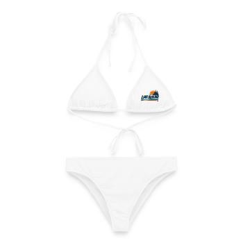Lake Ontario EST 1656 Retro - Frauen Bikini - Weiß - Vorne - AI Model Female 172 dark (172cm)