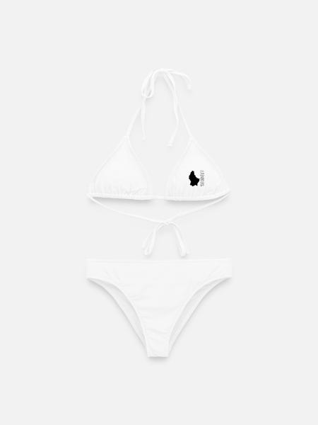 luxembourg - Frauen Bikini - Weiß