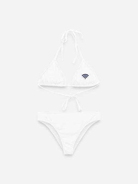 Wifi - Frauen Bikini - Weiß