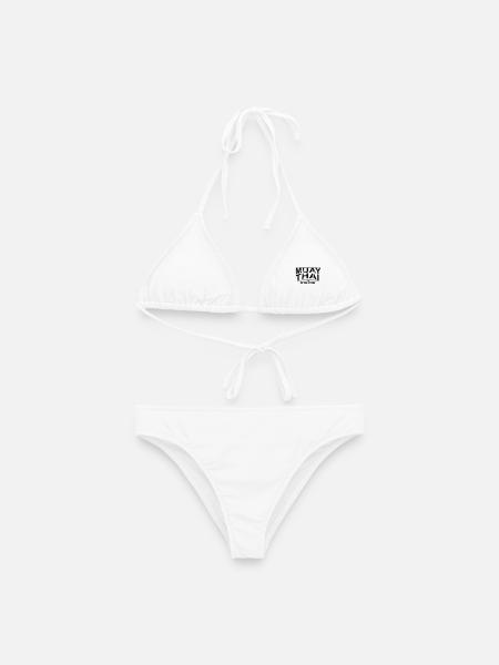 Muay Thai Fighter - Frauen Bikini - Weiß