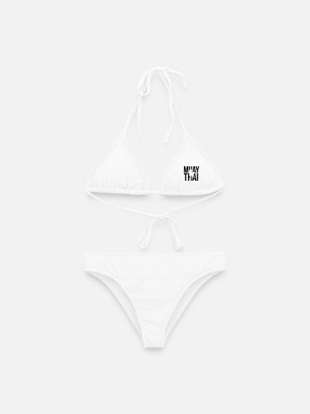 muay thai - Frauen Bikini - Weiß