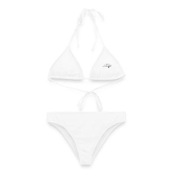 mein Schnuffel - Frauen Bikini - Weiß - Vorne - AI Model Female 172 dark (172cm)