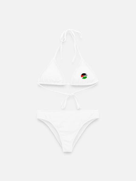 Palästina Kreis - Frauen Bikini - Weiß