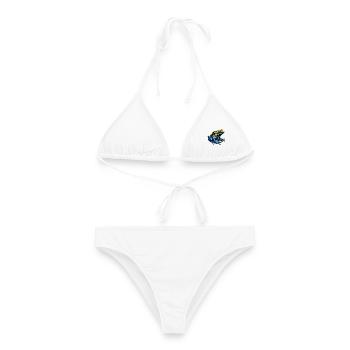 Grenouille - Bikini femme - blanc - Devant - AI Model Female 172 dark (172cm)