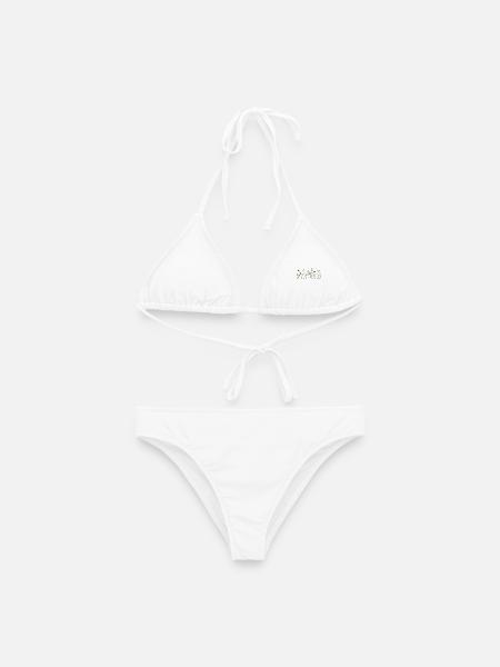 wiesenblume wild und ungezähmt wildblume blume - Frauen Bikini - Weiß