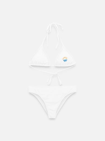 Sonne & Meer - Frauen Bikini - Weiß