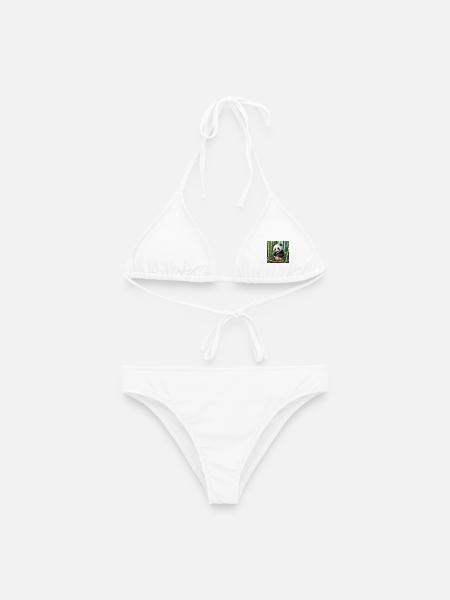 Panda - Frauen Bikini - Weiß