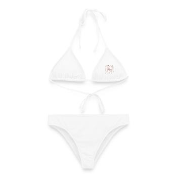 Kölle am Rhing - Frauen Bikini - Weiß - Vorne - AI Model Female 172 dark (172cm)