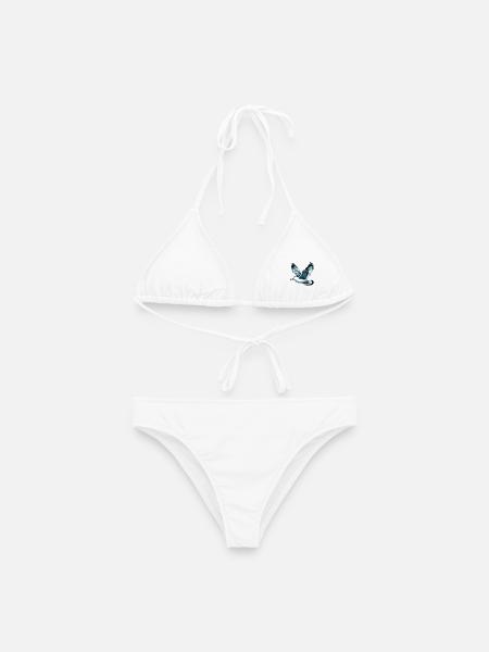 Möwe - Frauen Bikini - Weiß