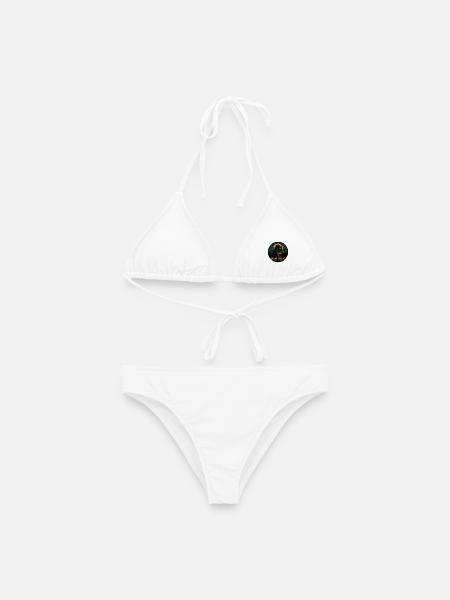 Urbaner Rabe – New York Nights - Frauen Bikini - Weiß