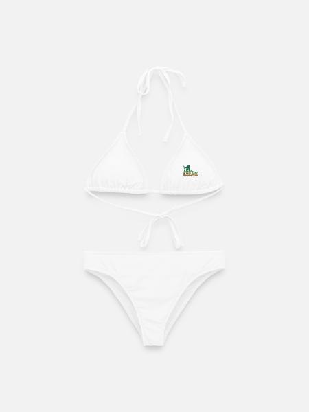 Wanderer Typografie - Wandern Design - Frauen Bikini - Weiß
