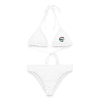 Karaté Nature - Bikini femme - blanc - Devant - AI Model Female 172 dark (172cm)