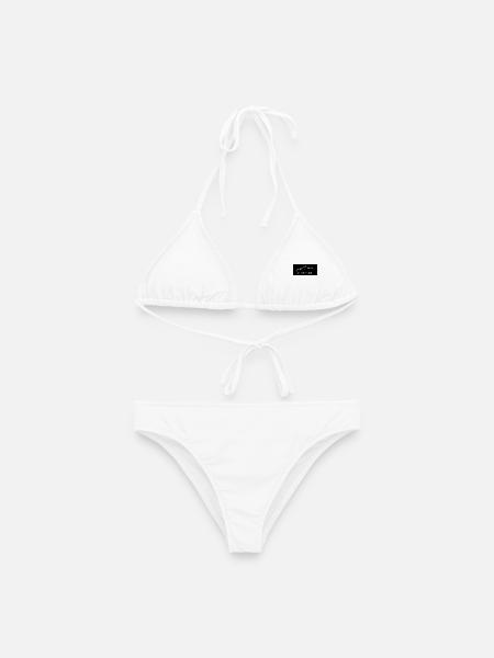 I Love Bergsteigen Mountain Design - Frauen Bikini - Weiß