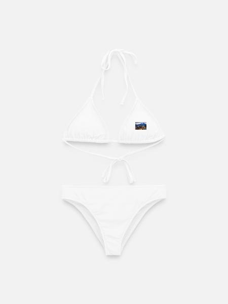 Berchtesgaden mit Watzmann - Frauen Bikini - Weiß