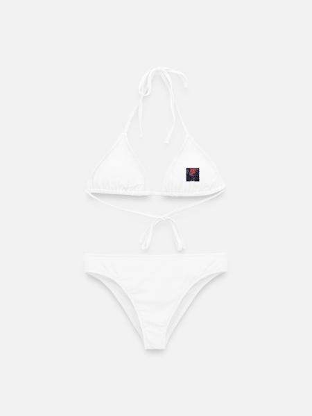  Graven Mondnacht im Gräberwald - Frauen Bikini - Weiß