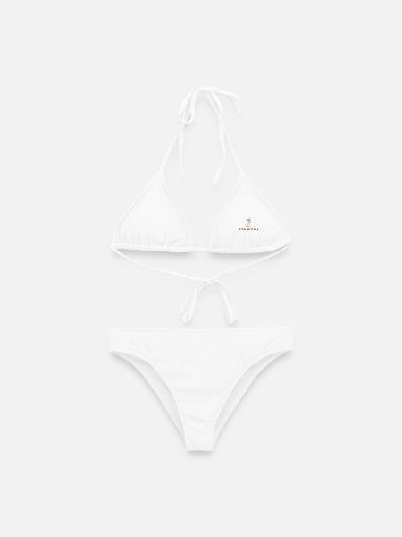 MY DOG IS MY SOULMATE - Frauen Bikini - Weiß