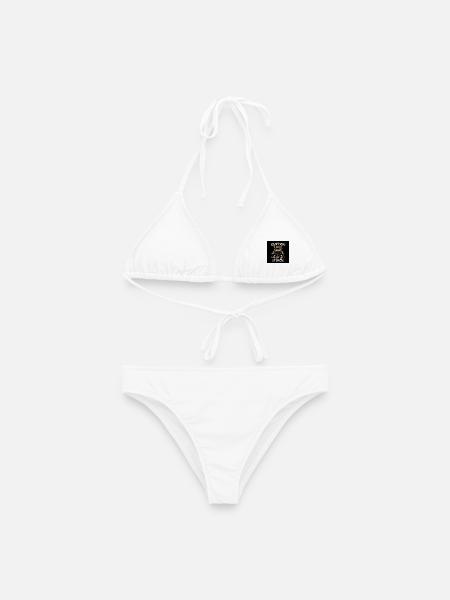 Ich bin im Energiesparmodus – Bitte nicht stören - Frauen Bikini - Weiß