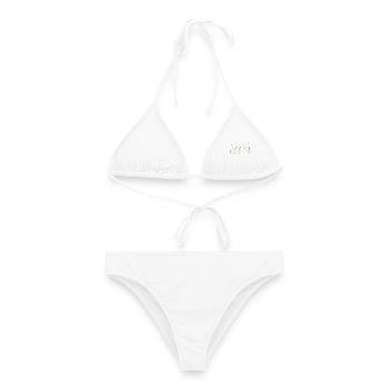 Voilier Voilier Nautics Dinghy Nœuds - Bikini femme - blanc - Devant - AI Model Female 172 dark (172cm)