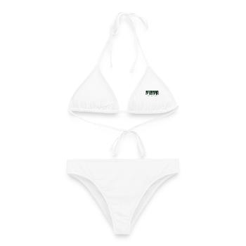 Typografie des Redwood-Nationalparks - Frauen Bikini - Weiß - Vorne - AI Model Female 172 dark (172cm)