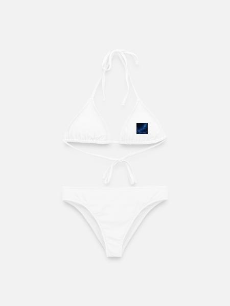 Sternenhimmel - Frauen Bikini - Weiß